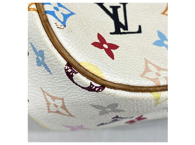 Louis Vuitton Monogram Multicolor Sologne Schultertasche Weiß - Ansicht 6