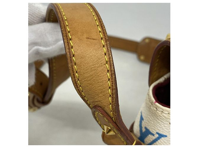 Louis Vuitton Monogram Multicolor Sologne Schultertasche Weiß - Ansicht 9