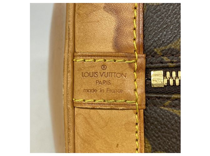 Bolso Louis Vuitton Alma Monogram M51130 Castaño - vista 5