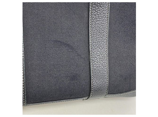 Hermès Borsa Tote Hermes Garden TPM Toile Officier Black Nero - vista 10