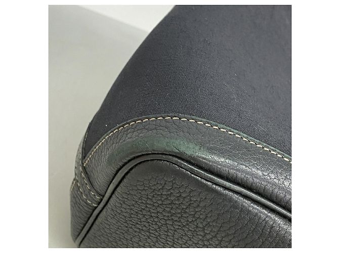Hermès Borsa Tote Hermes Garden TPM Toile Officier Black Nero - vista 6