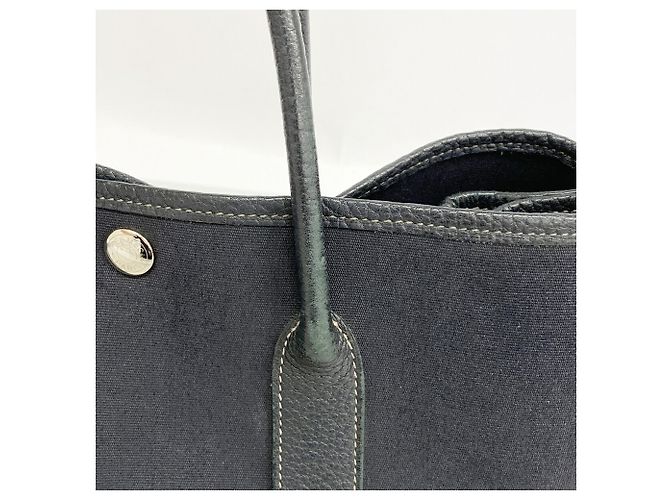 Hermès Borsa Tote Hermes Garden TPM Toile Officier Black Nero - vista 8