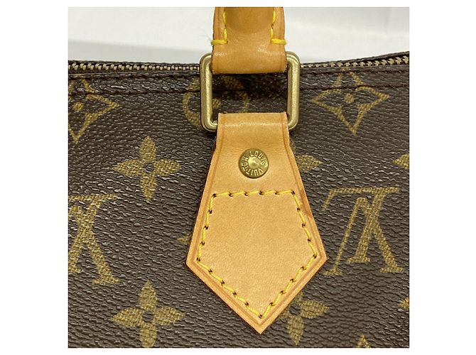 Bolso Louis Vuitton Monogram Speedy 25 Castaño - vista 10
