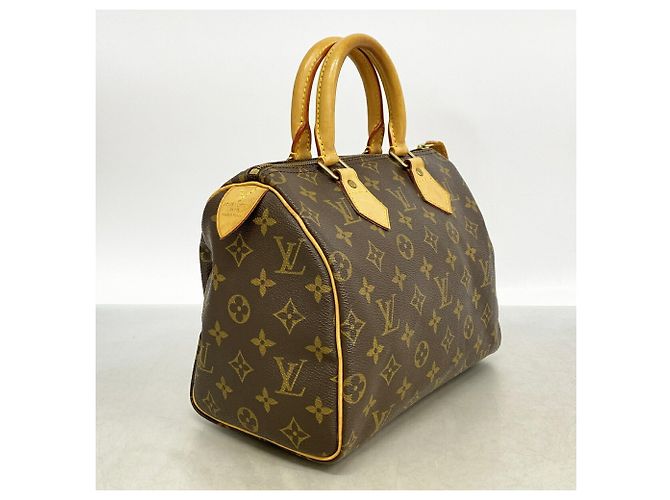 Bolso Louis Vuitton Monogram Speedy 25 Castaño - vista 2