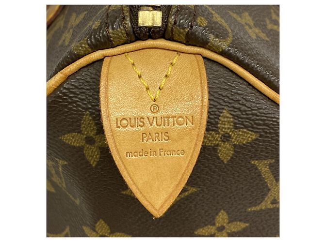Bolso Louis Vuitton Monogram Speedy 25 Castaño - vista 5