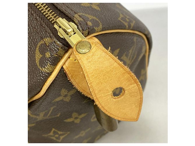 Bolso Louis Vuitton Monogram Speedy 25 Castaño - vista 7