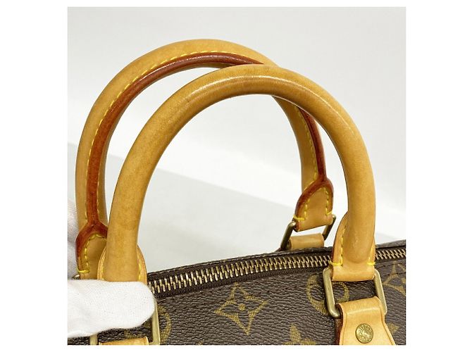 Bolso Louis Vuitton Monogram Speedy 25 Castaño - vista 9