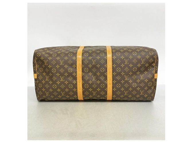 Louis Vuitton Boston Monogram Keepall Bandoulière 60 Castaño - vista 3