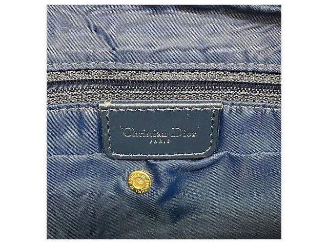 Borsa a tracolla Christian Dior Trotter Canvas Blu navy - vista 5