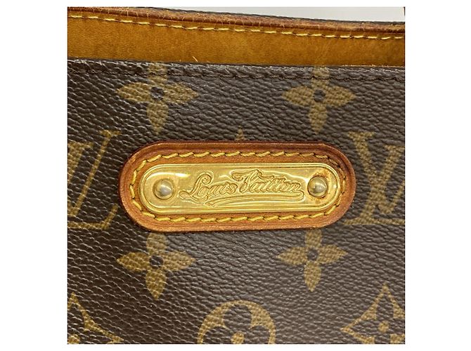 Borsa Tote Louis Vuitton Monogram Wilshire MM Marrone - vista 10