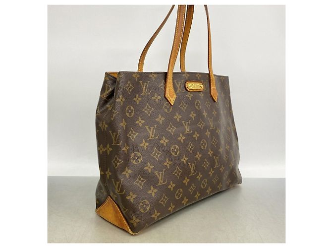 Borsa Tote Louis Vuitton Monogram Wilshire MM Marrone - vista 2
