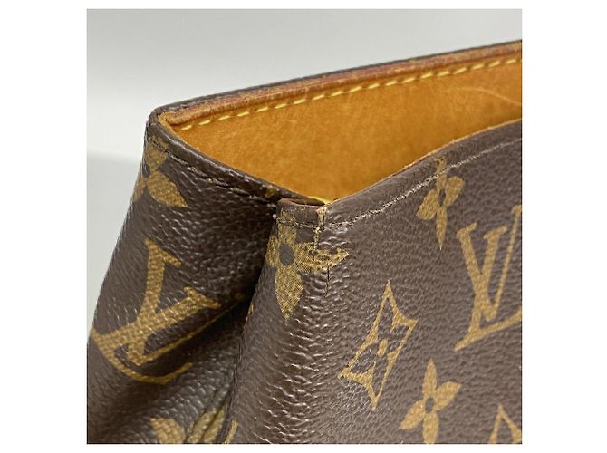 Borsa Tote Louis Vuitton Monogram Wilshire MM Marrone - vista 9