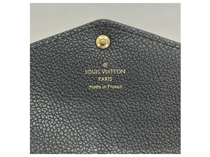 Louis Vuitton Monogram Empreinte Portefeuille Sarah Long Wallet Schwarz - Ansicht 4