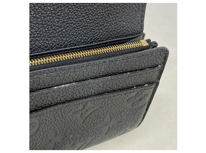 Louis Vuitton Monogram Empreinte Portefeuille Sarah Long Wallet Schwarz - Ansicht 7