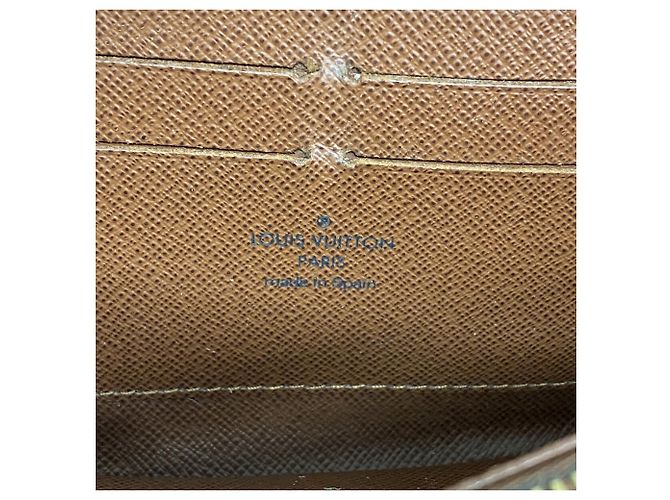 Louis Vuitton Monogram Zippy Long Wallet Braun - Ansicht 4
