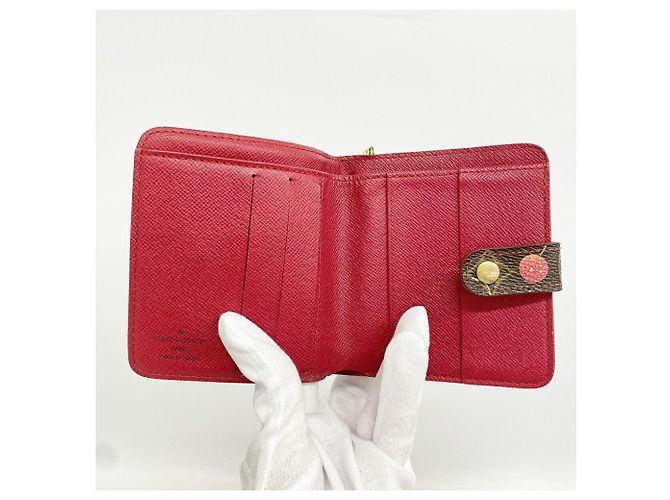 Cartera Louis Vuitton Monogram Cherry Castaño Roja - vista 3