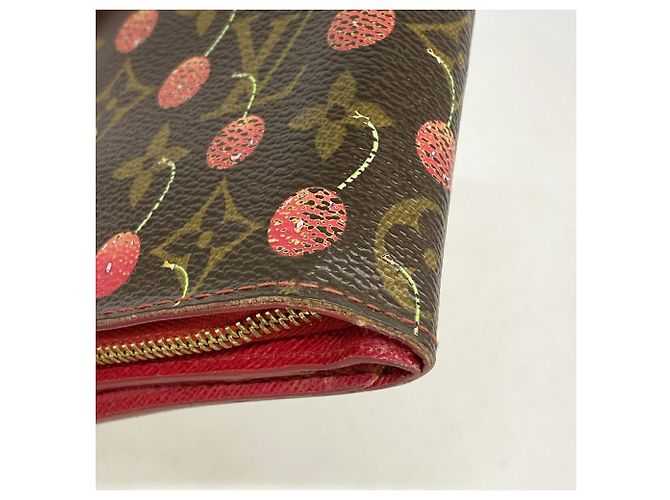 Cartera Louis Vuitton Monogram Cherry Castaño Roja - vista 5