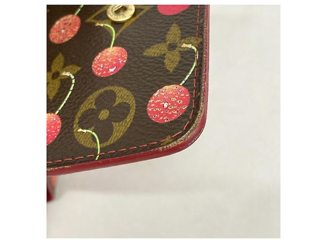 Cartera Louis Vuitton Monogram Cherry Castaño Roja - vista 6