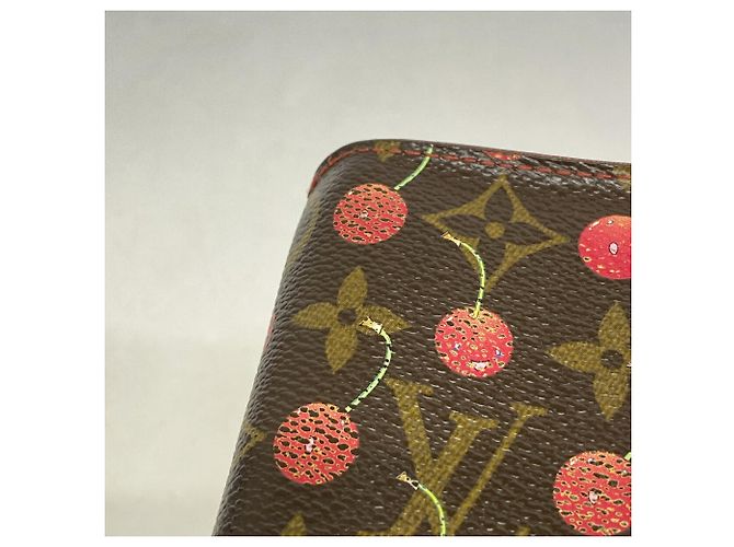 Cartera Louis Vuitton Monogram Cherry Castaño Roja - vista 7