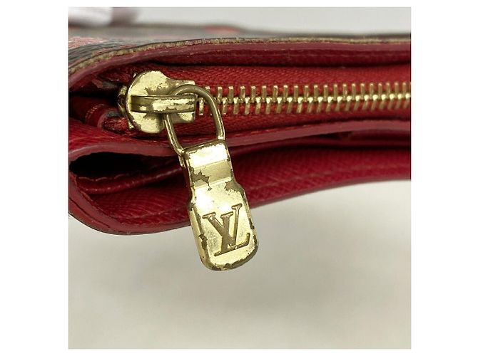 Cartera Louis Vuitton Monogram Cherry Castaño Roja - vista 8