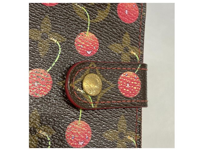 Cartera Louis Vuitton Monogram Cherry Castaño Roja - vista 9