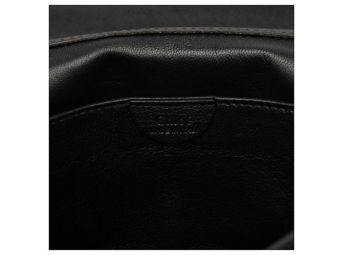 Borsa a tracolla con catena Chloé Elsie Nero - vista 5