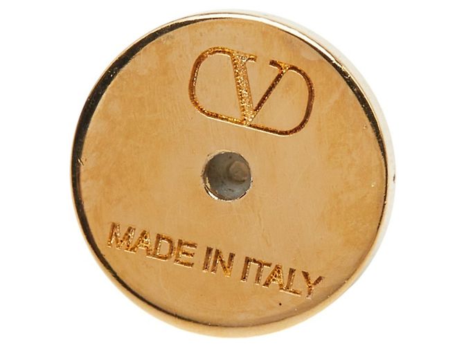 Orecchini a lobo Valentino V-logo Signature D'oro - vista 4