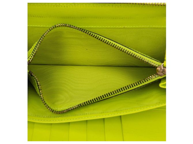 Portafoglio lungo con zip rotondo Valentino Rockstud Giallo - vista 4
