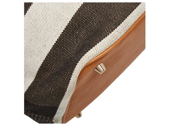Borsa Hobo Burberry Nova Check Ashby Medium Beige - vista 8