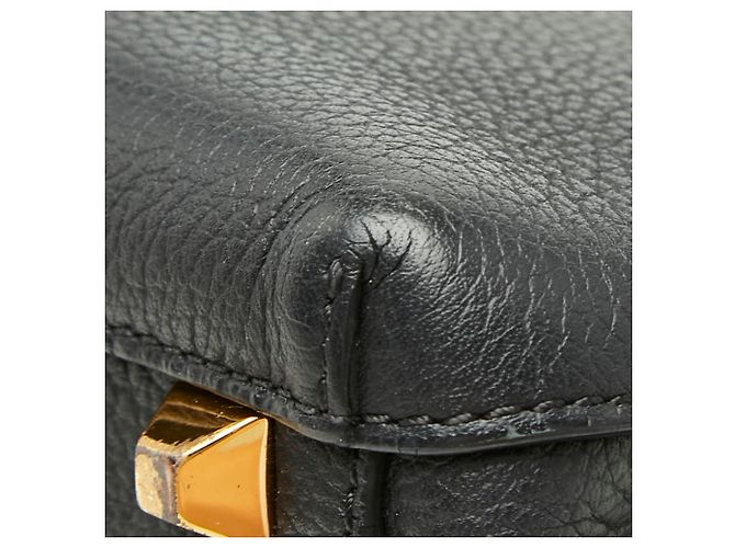 Borsa a mano e a tracolla MCM in pelle nera Nero - vista 6