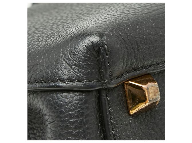 Borsa a mano e a tracolla MCM in pelle nera Nero - vista 7