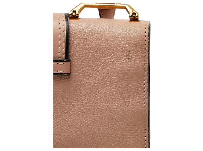 Borsa a tracolla Miu Miu Madras Rosa - vista 4