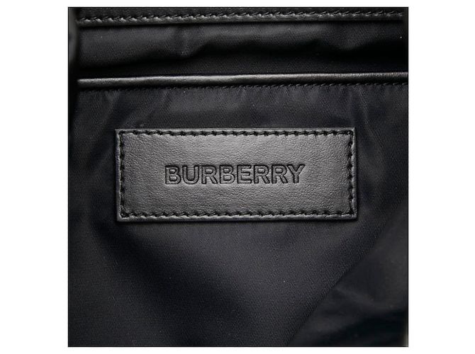 Burberry Logo Print Rucksack Schwarz - Ansicht 9