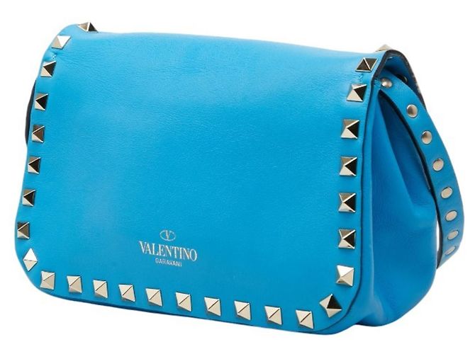 Bolso de hombro Valentino Rockstud Azul - vista 2