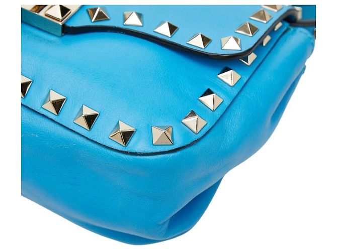 Bolso de hombro Valentino Rockstud Azul - vista 5