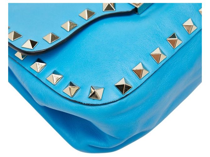 Bolso de hombro Valentino Rockstud Azul - vista 6