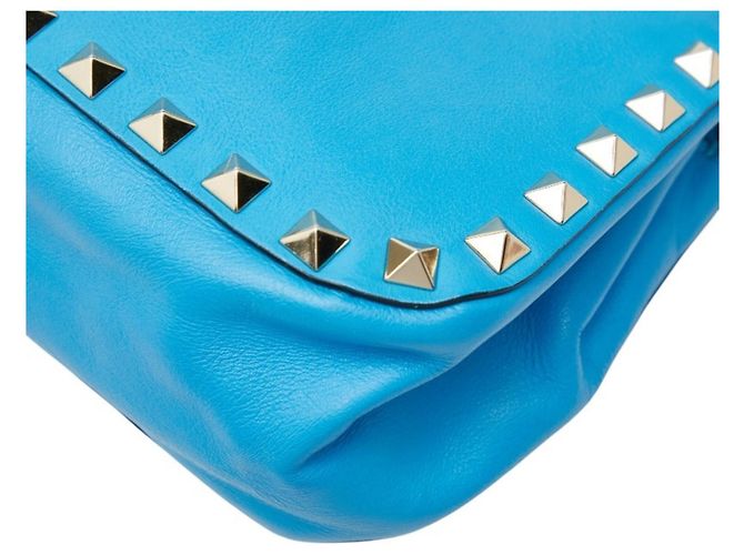 Bolso de hombro Valentino Rockstud Azul - vista 7