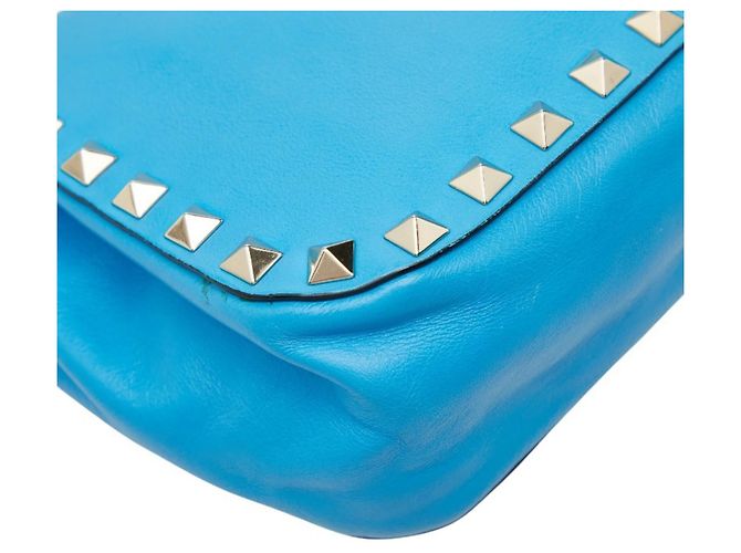 Bolso de hombro Valentino Rockstud Azul - vista 8