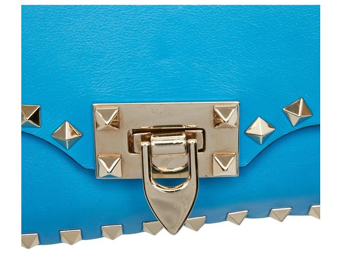 Bolso de hombro Valentino Rockstud Azul - vista 9
