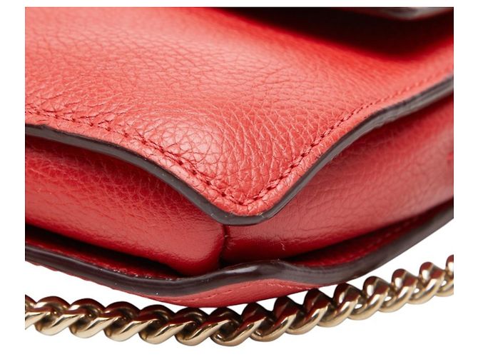 Borsa a tracolla Chloé Faye Rosso - vista 6