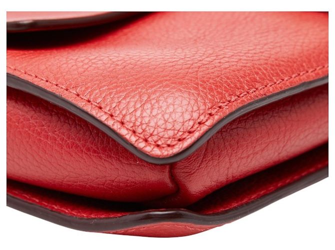 Borsa a tracolla Chloé Faye Rosso - vista 7