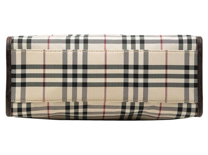 Saco Tote Burberry Nova Check Marrom - vista 3