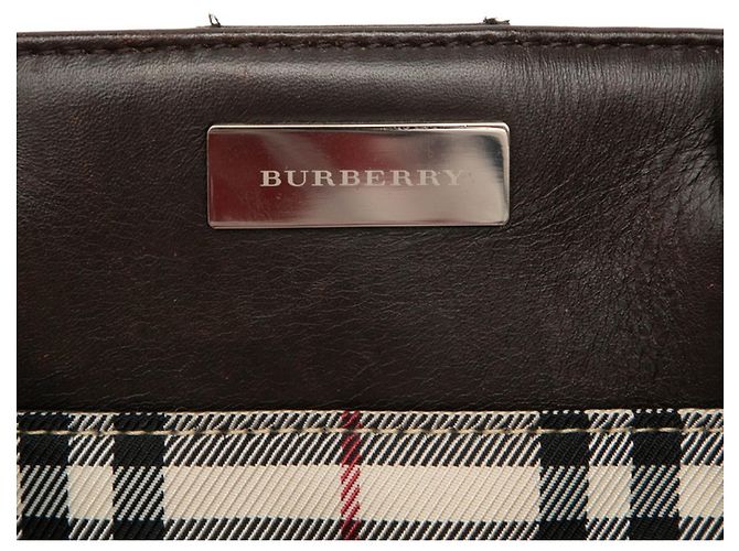 Saco Tote Burberry Nova Check Marrom - vista 5