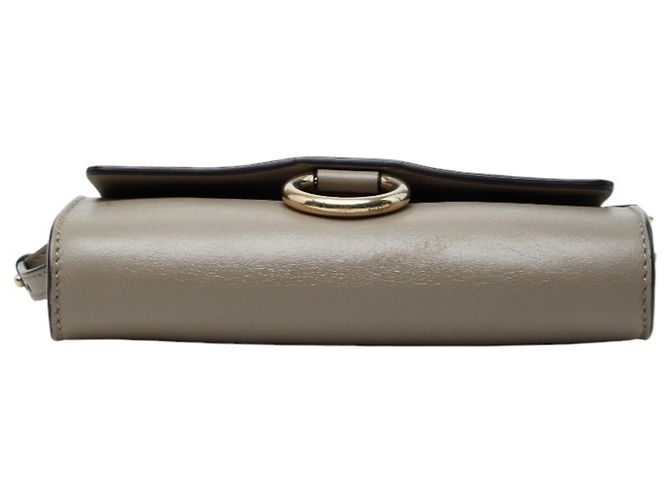 Borsa a tracolla Chloé Faye Mini Grigio - vista 3