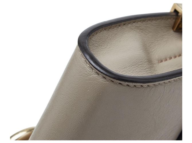 Borsa a tracolla Chloé Faye Mini Grigio - vista 4