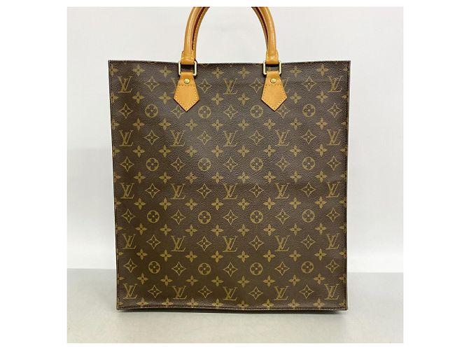 Saco Tote Louis Vuitton Monogram Sac Plat Marrom - vista 11