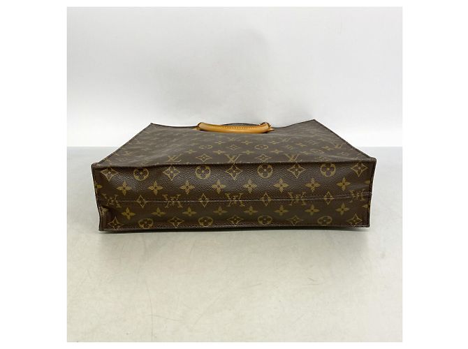 Saco Tote Louis Vuitton Monogram Sac Plat Marrom - vista 3