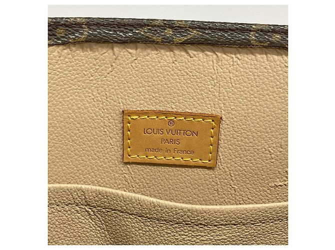 Saco Tote Louis Vuitton Monogram Sac Plat Marrom - vista 5