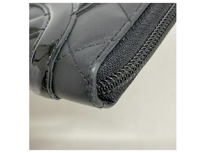 Cartera larga Chanel Cambon de piel de cordero Negro - vista 5