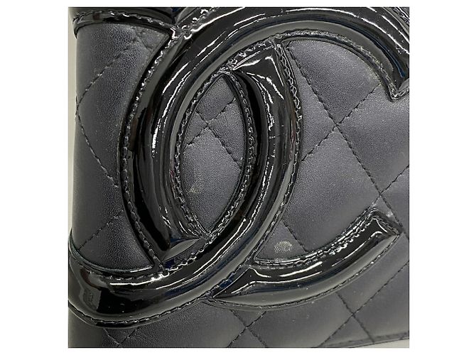 Cartera larga Chanel Cambon de piel de cordero Negro - vista 6